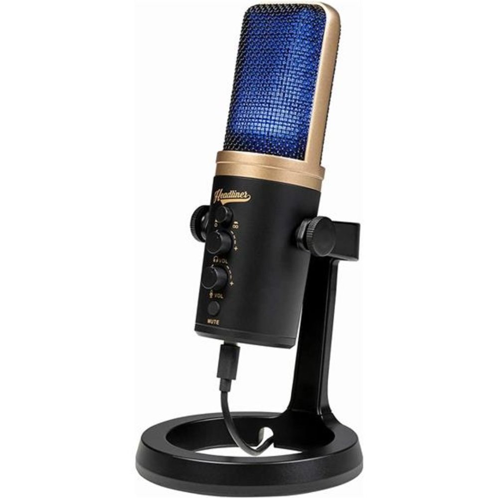 Headliner Roxy Stereo USB Microphone with Dual Condenser Capsules